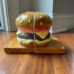 Hamburger Cheeseburger Bookends Book ends